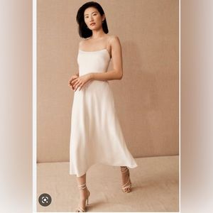 BHLDN Leti size 12 white cocktail dress size